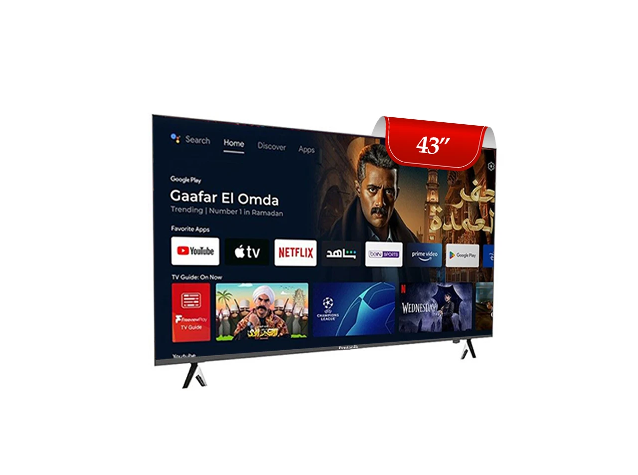 Pentanik 43 inch Google 4K Voice Control TV view 4