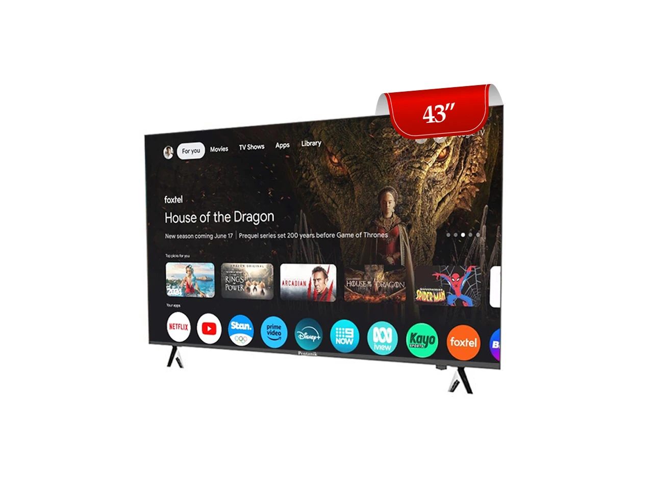 Pentanik 43 inch Google 4K Voice Control TV view 2